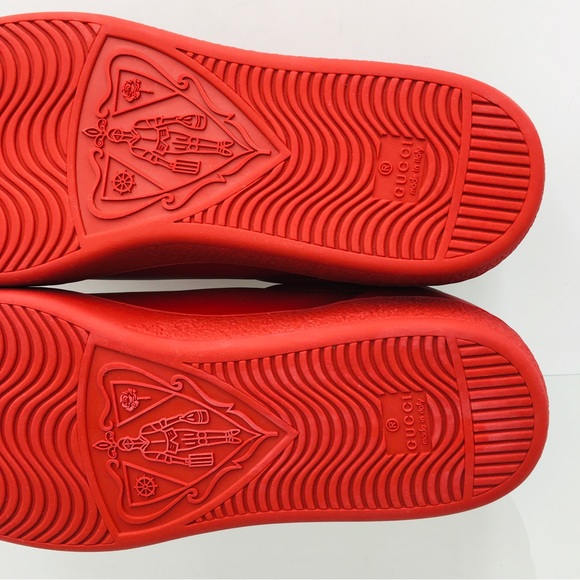 Gucci Ace - Interlocking G - Hibiscus Red - 599147 AYO70 6463 - Picture 9 of 16